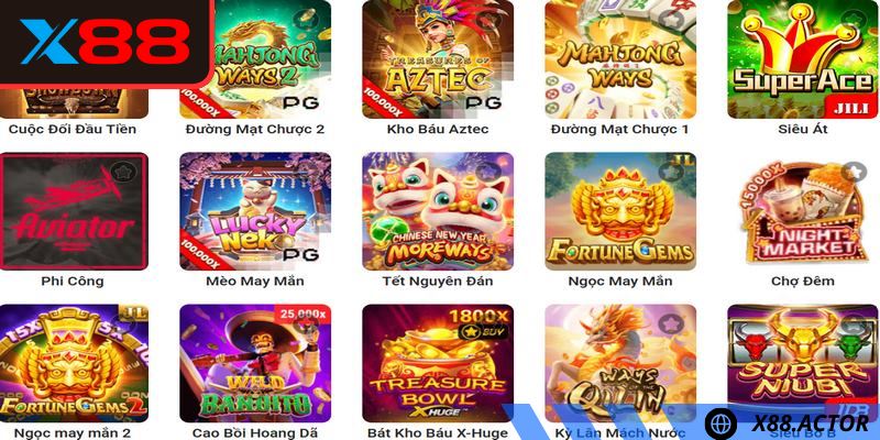 Thả ga chơi game với bộ sưu tập phong phú